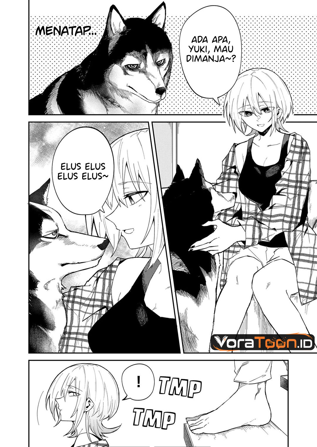 The Wolf Girl is Trying to Feign Indifference (Wolf-chan wa Sumashitai) Chapter 15 - Page 3