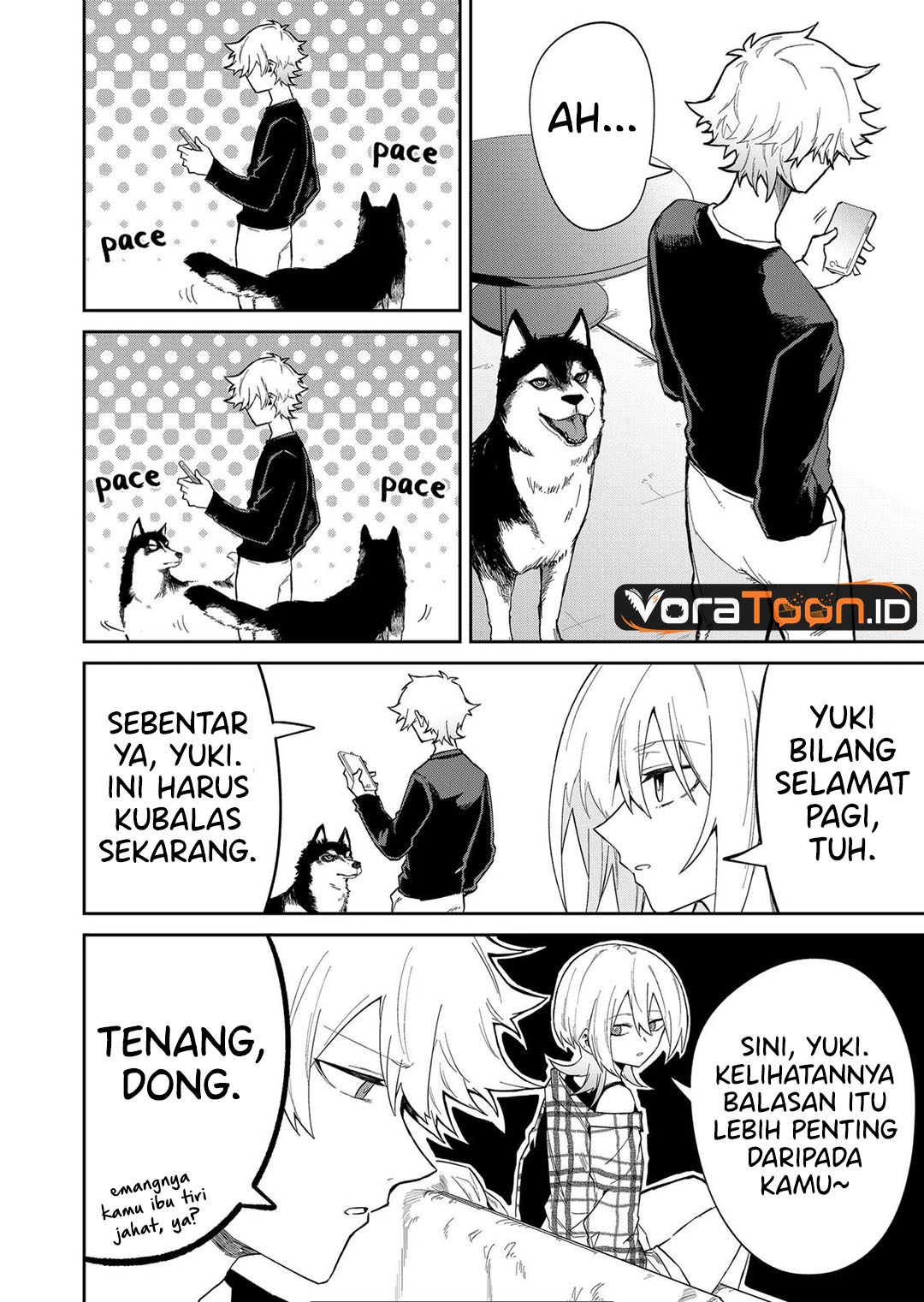 The Wolf Girl is Trying to Feign Indifference (Wolf-chan wa Sumashitai) Chapter 15 - Page 5