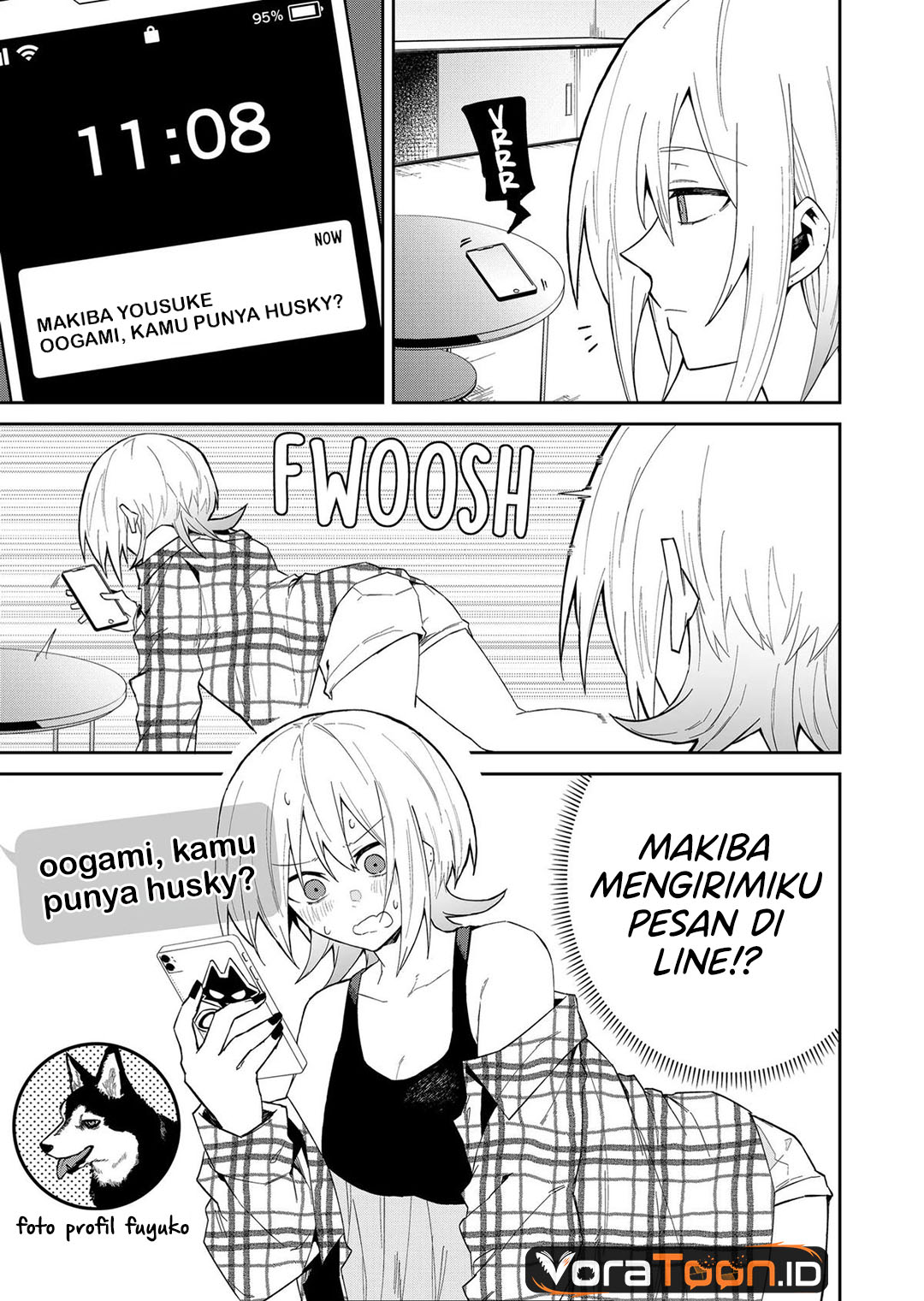 The Wolf Girl is Trying to Feign Indifference (Wolf-chan wa Sumashitai) Chapter 15 - Page 6
