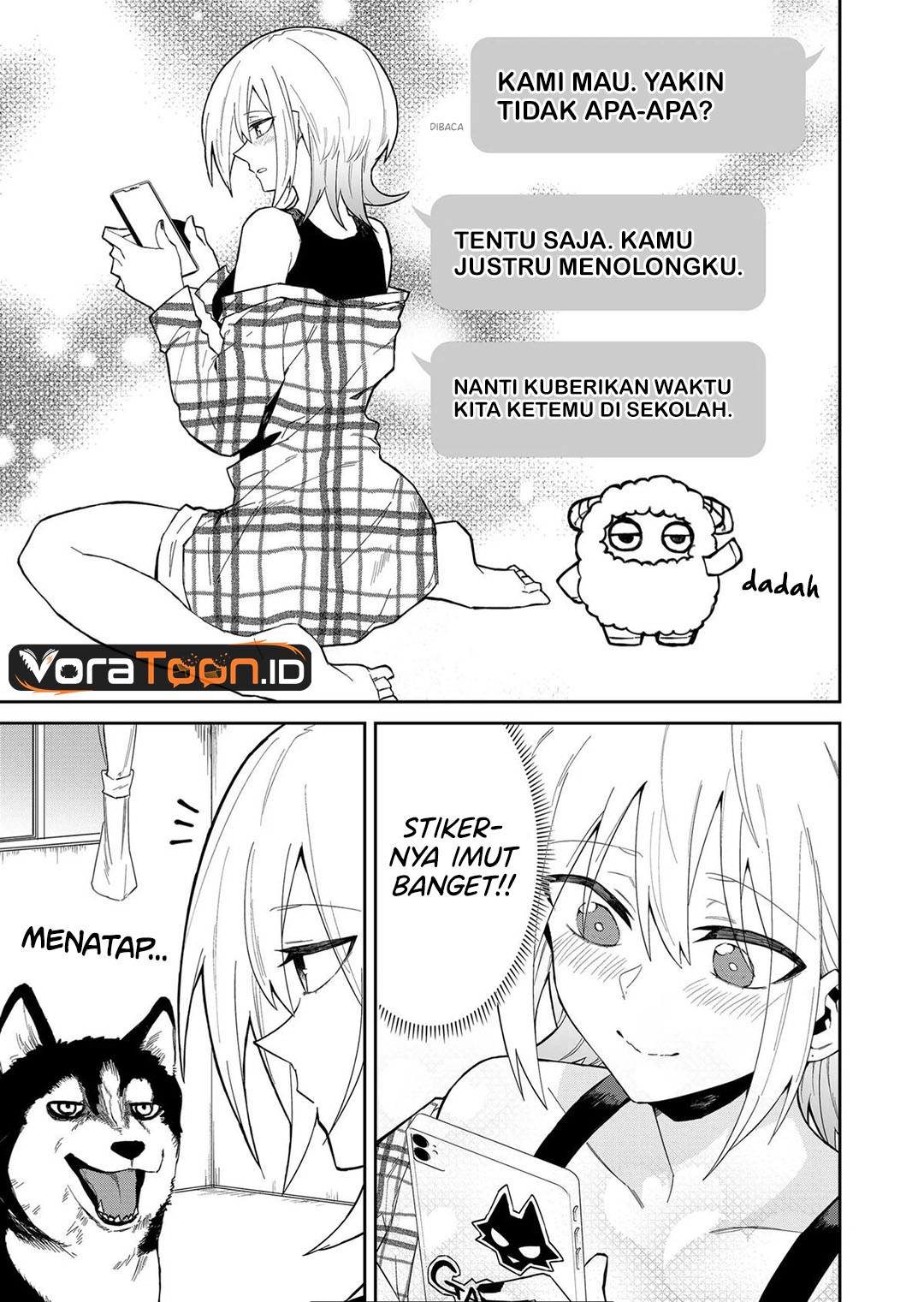 The Wolf Girl is Trying to Feign Indifference (Wolf-chan wa Sumashitai) Chapter 15 - Page 8