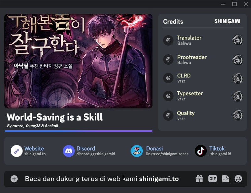 Baca World-Saving is a Skill - Chapter 24 halaman 1