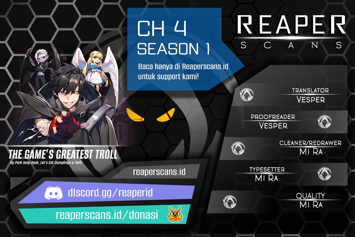 Baca The Game's Top Troll - Chapter 4 halaman 1