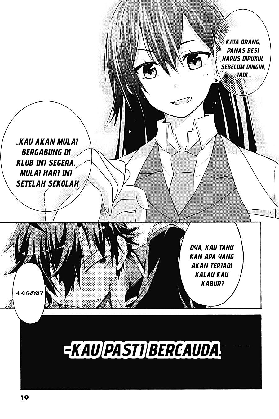 Baca Yahari Ore no Seishun Love Come wa Machigatteiru Chapter 1.2 Bahasa Indonesia page 6