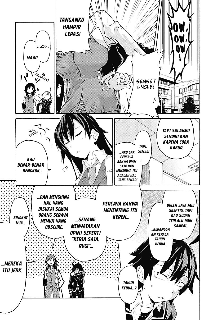 Baca Yahari Ore no Seishun Love Come wa Machigatteiru Chapter 1.2 Bahasa Indonesia page 12