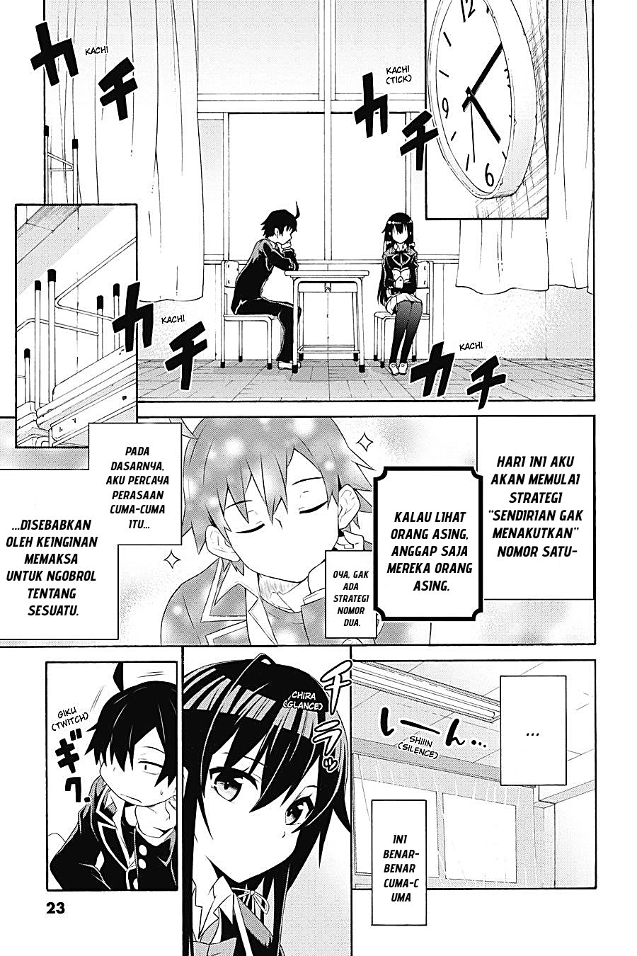 Baca Yahari Ore no Seishun Love Come wa Machigatteiru Chapter 1.2 Bahasa Indonesia page 16