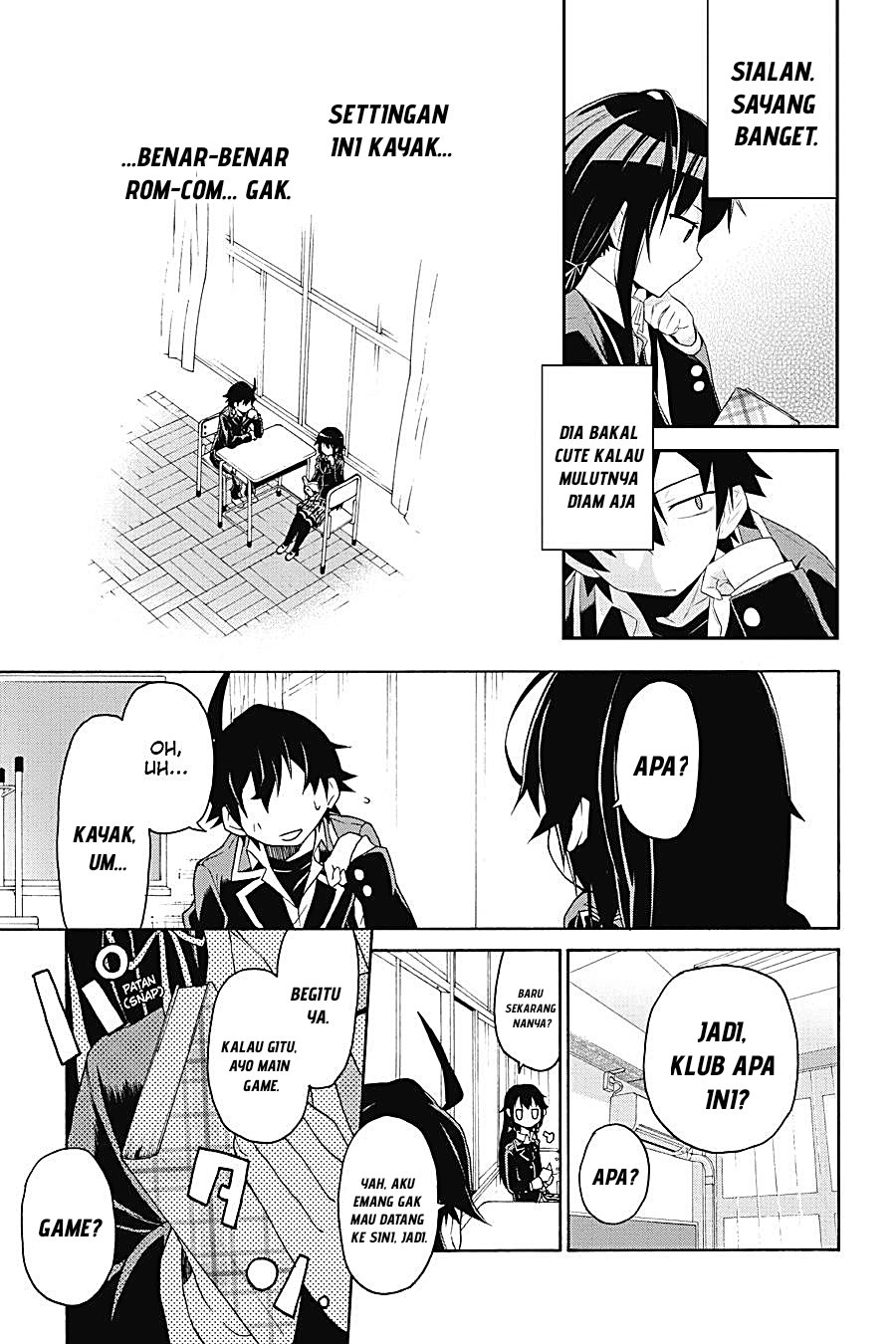 Baca Yahari Ore no Seishun Love Come wa Machigatteiru Chapter 1.2 Bahasa Indonesia page 20