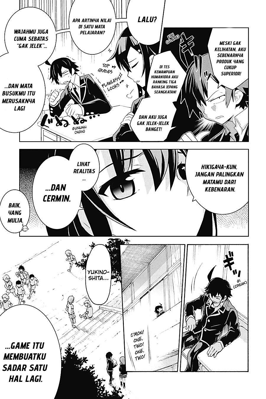 Baca Yahari Ore no Seishun Love Come wa Machigatteiru Chapter 1.3 Bahasa Indonesia page 12