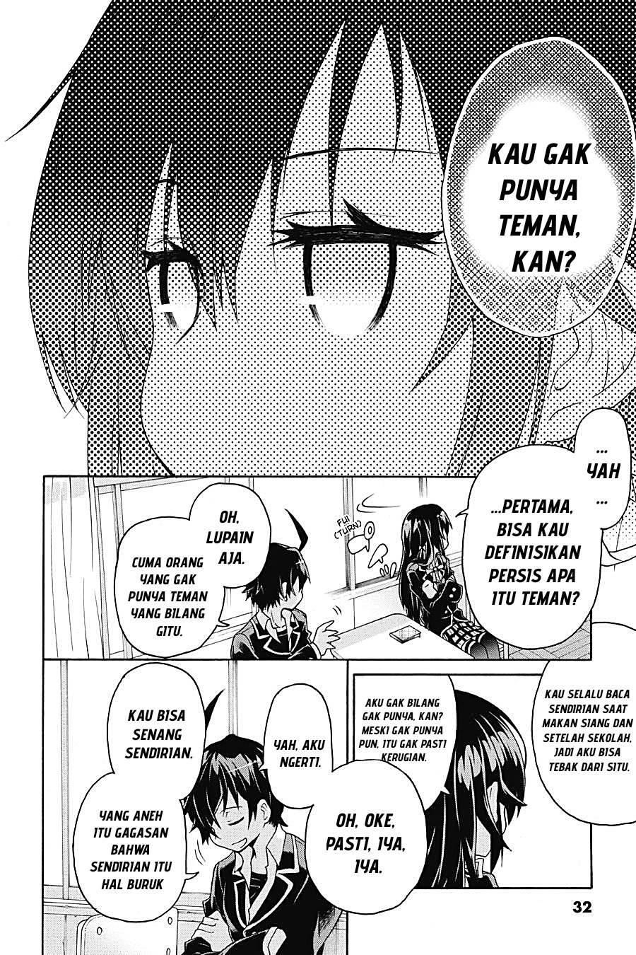 Baca Yahari Ore no Seishun Love Come wa Machigatteiru Chapter 1.3 Bahasa Indonesia page 14