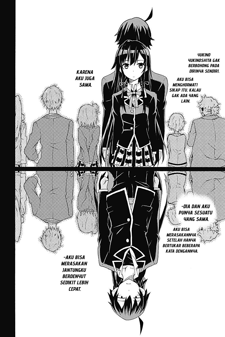 Baca Yahari Ore no Seishun Love Come wa Machigatteiru Chapter 1.3 Bahasa Indonesia page 22