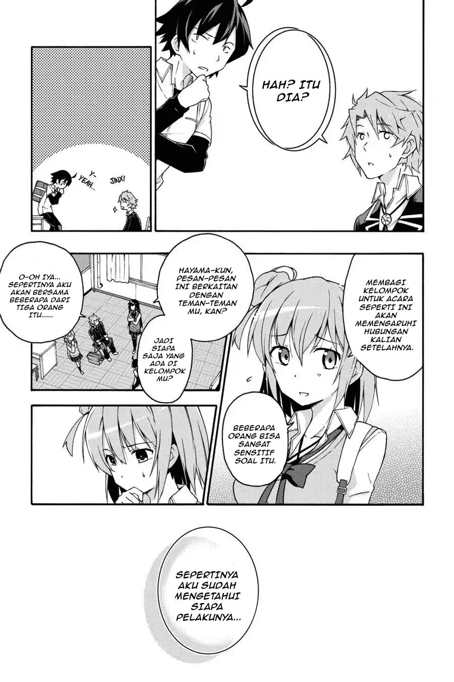 Yahari Ore no Seishun Love Come wa Machigatteiru Chapter 10.1 - Page 10