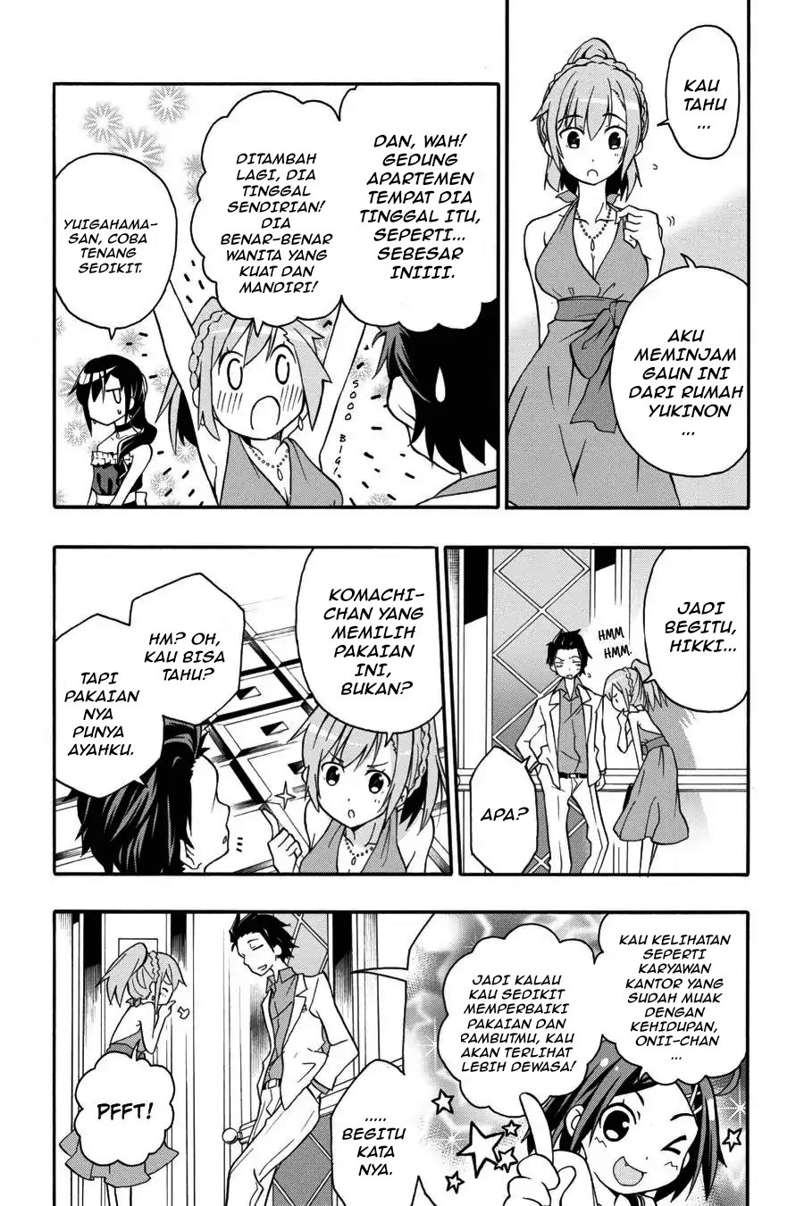 Baca Yahari Ore no Seishun Love Come wa Machigatteiru Chapter 12.1 Bahasa Indonesia page 26