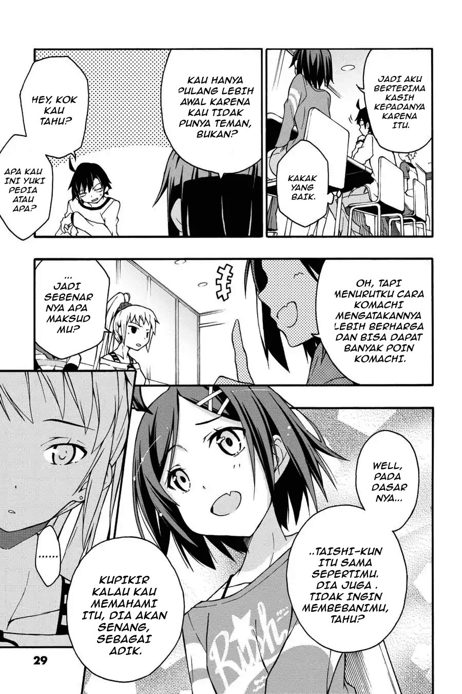 Baca Yahari Ore no Seishun Love Come wa Machigatteiru Chapter 12.2 Bahasa Indonesia page 26