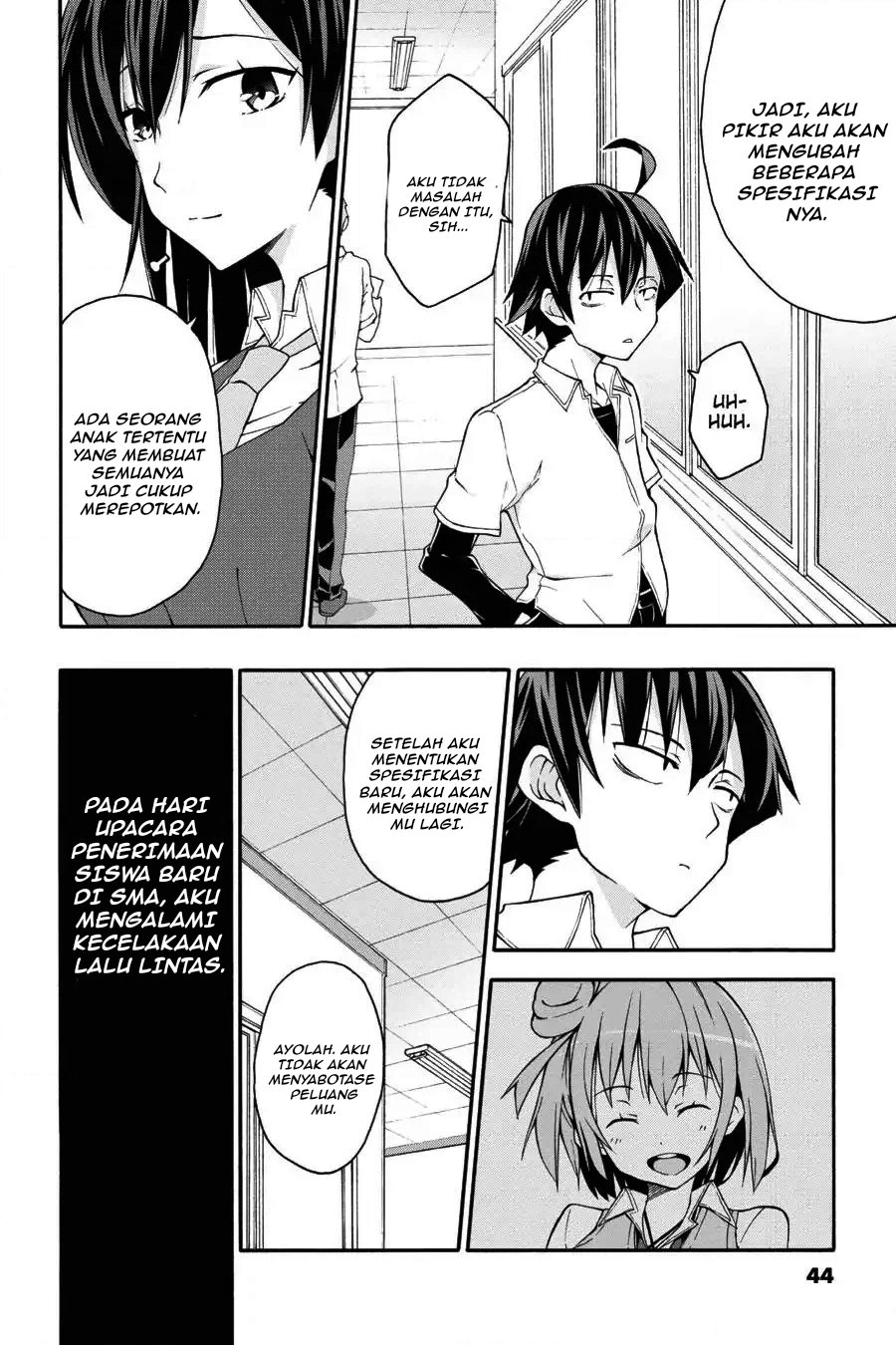 Baca Yahari Ore no Seishun Love Come wa Machigatteiru Chapter 13 Bahasa Indonesia page 24