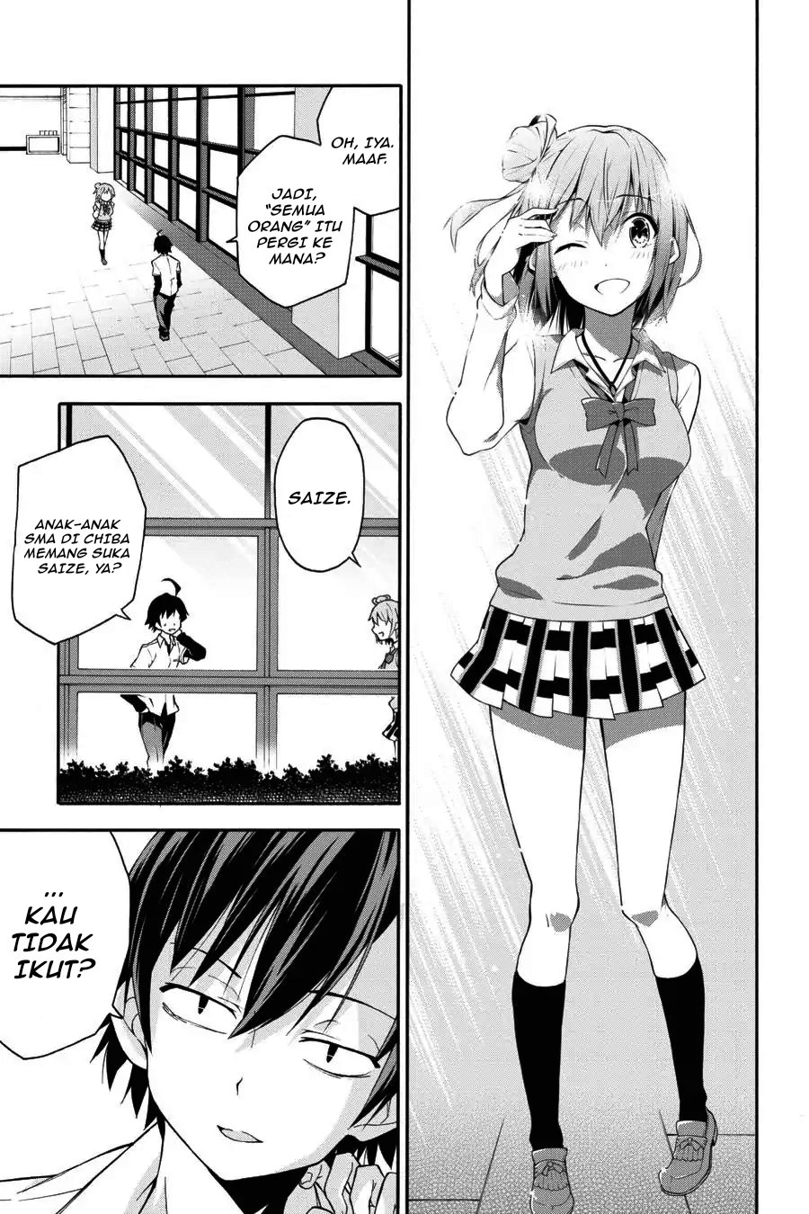 Baca Yahari Ore no Seishun Love Come wa Machigatteiru Chapter 13 Bahasa Indonesia page 30