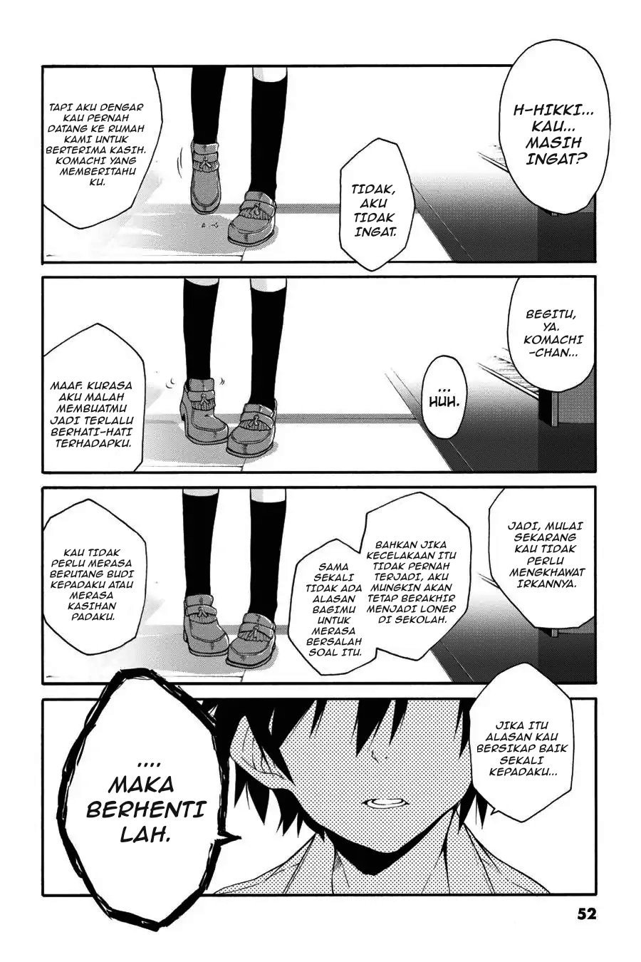 Baca Yahari Ore no Seishun Love Come wa Machigatteiru Chapter 13 Bahasa Indonesia page 38