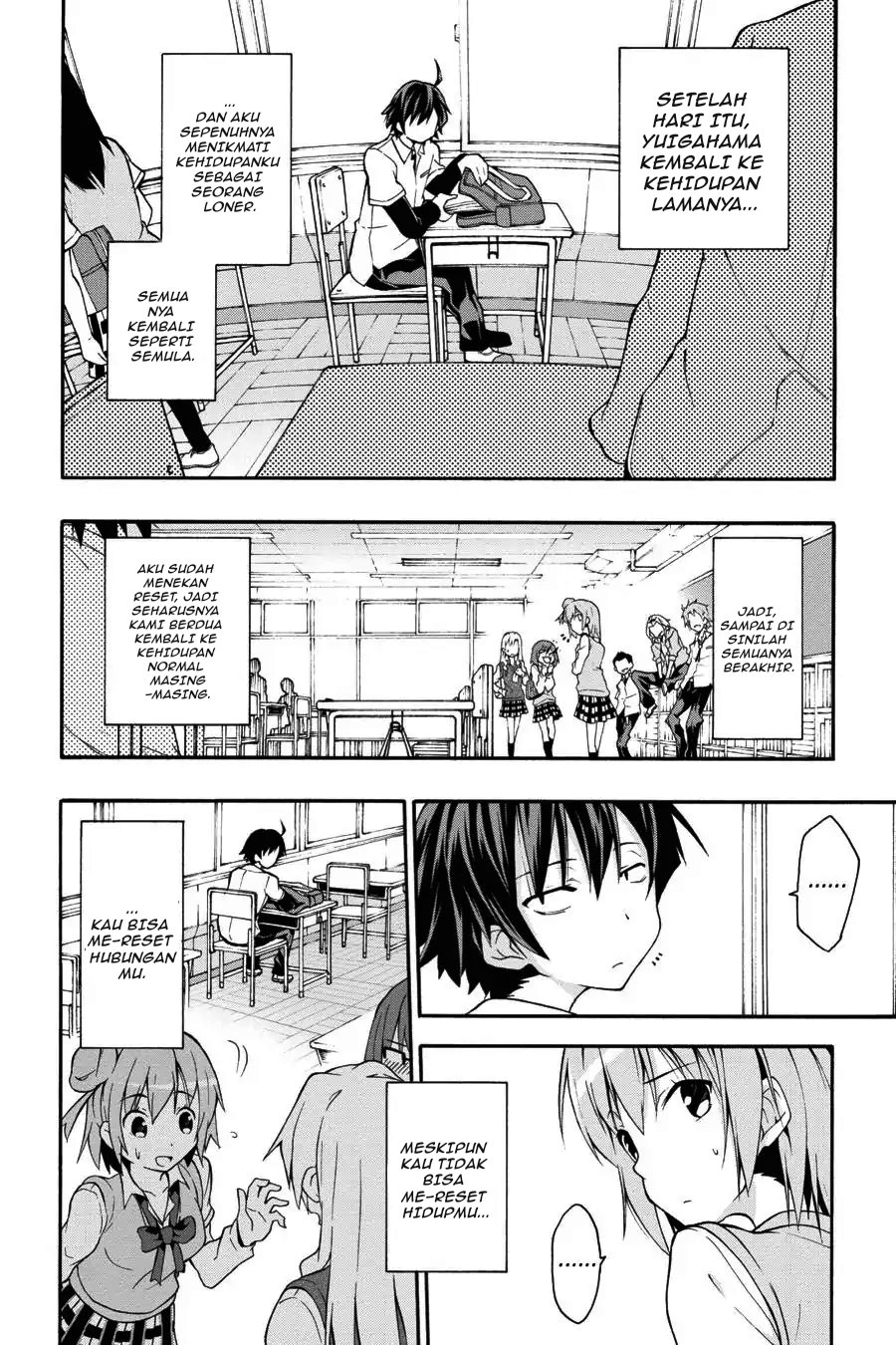 Baca Yahari Ore no Seishun Love Come wa Machigatteiru Chapter 13 Bahasa Indonesia page 52