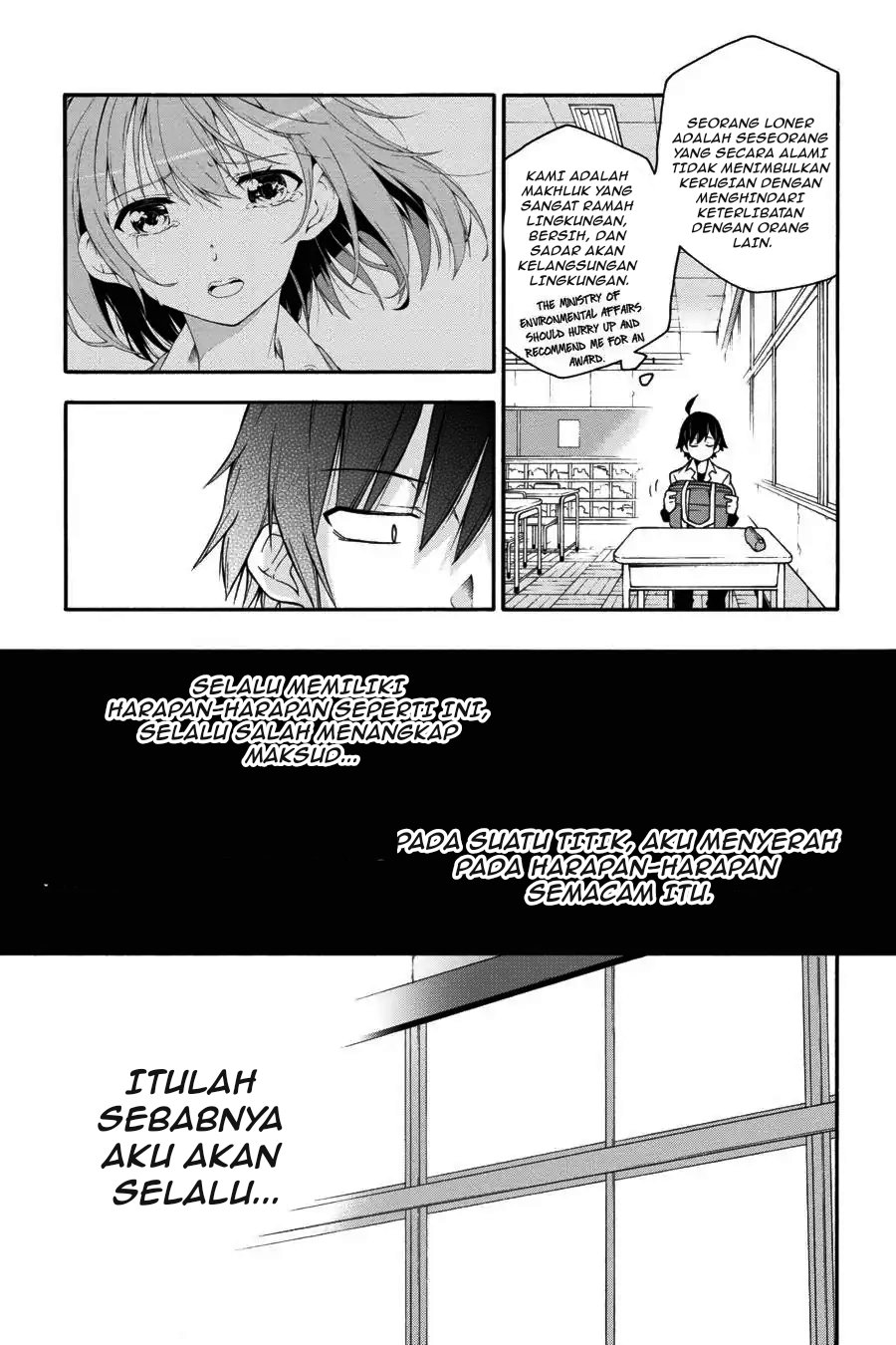 Baca Yahari Ore no Seishun Love Come wa Machigatteiru Chapter 13 Bahasa Indonesia page 54