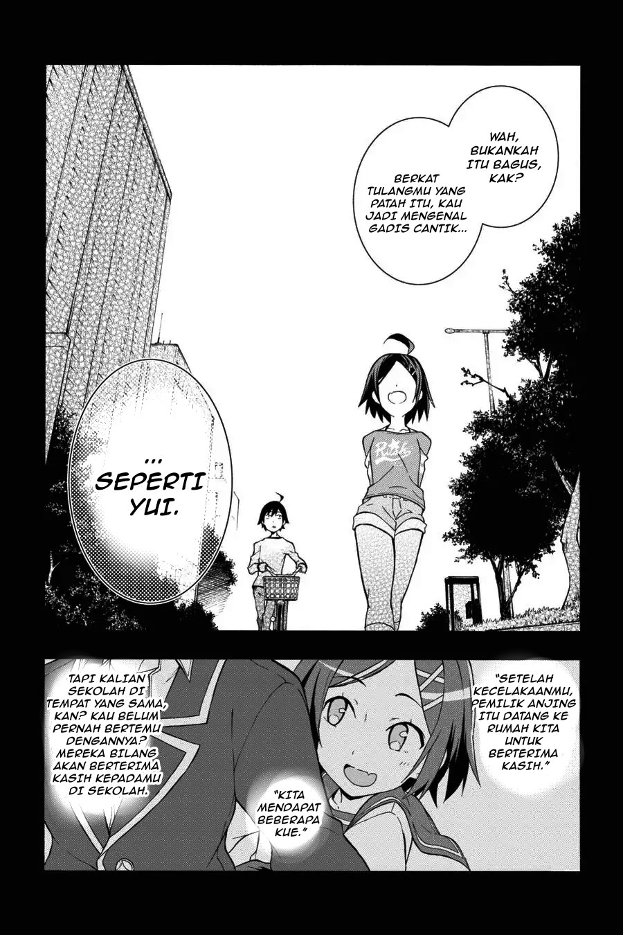 Baca Yahari Ore no Seishun Love Come wa Machigatteiru Chapter 13 Bahasa Indonesia page 16