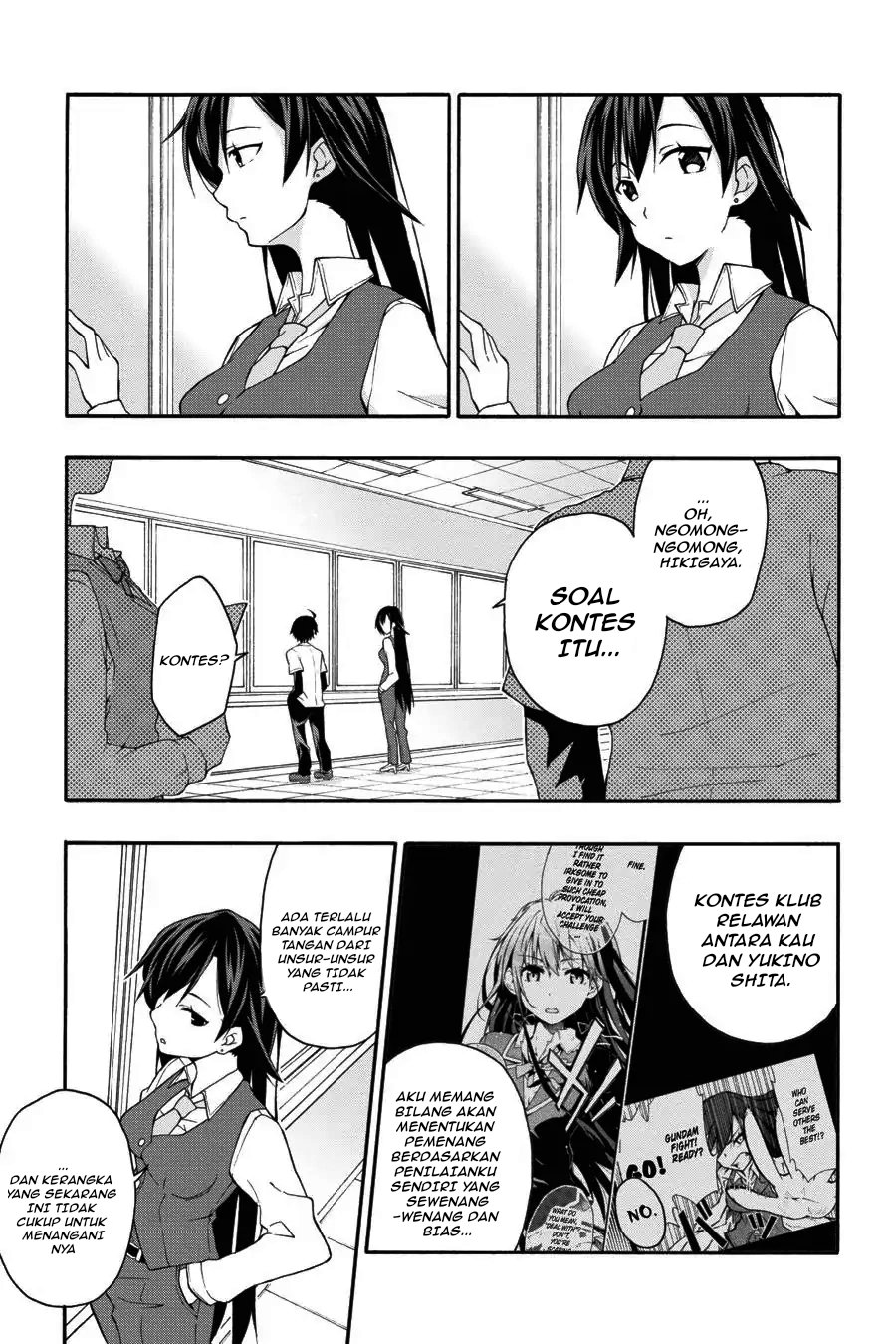 Baca Yahari Ore no Seishun Love Come wa Machigatteiru Chapter 13 Bahasa Indonesia page 22
