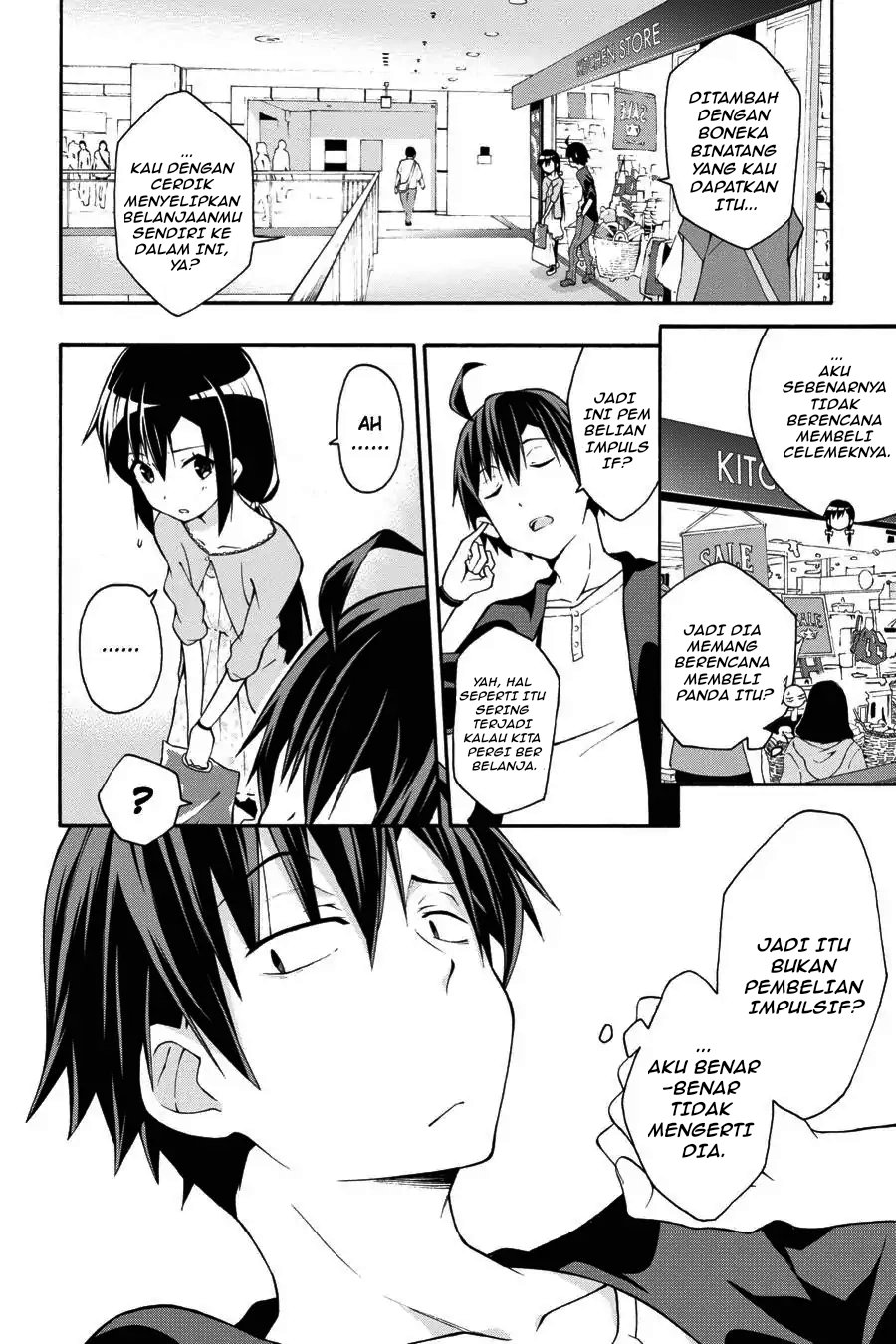 Baca Yahari Ore no Seishun Love Come wa Machigatteiru Chapter 16 Bahasa Indonesia page 50
