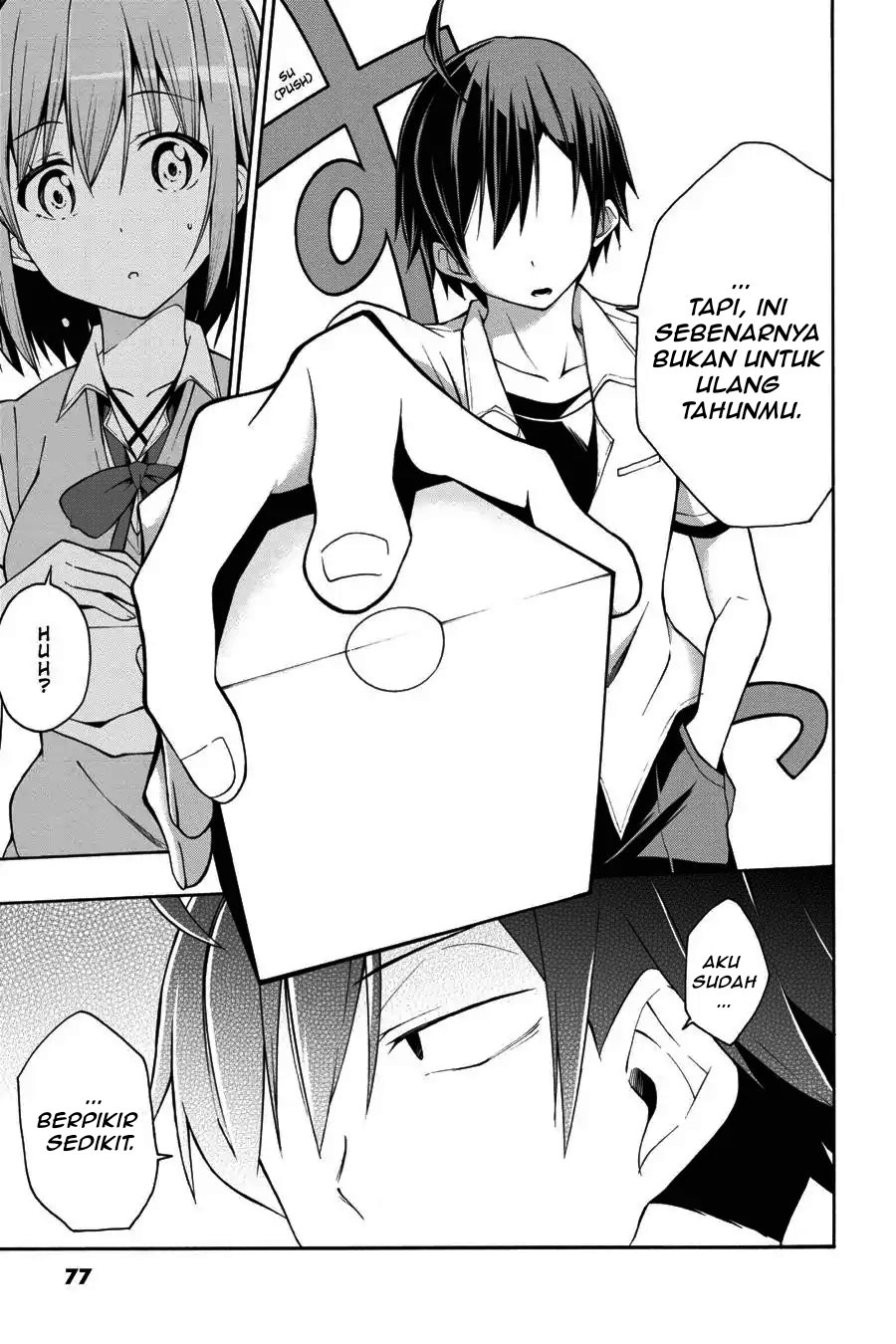 Baca Yahari Ore no Seishun Love Come wa Machigatteiru Chapter 19.2 Bahasa Indonesia page 22