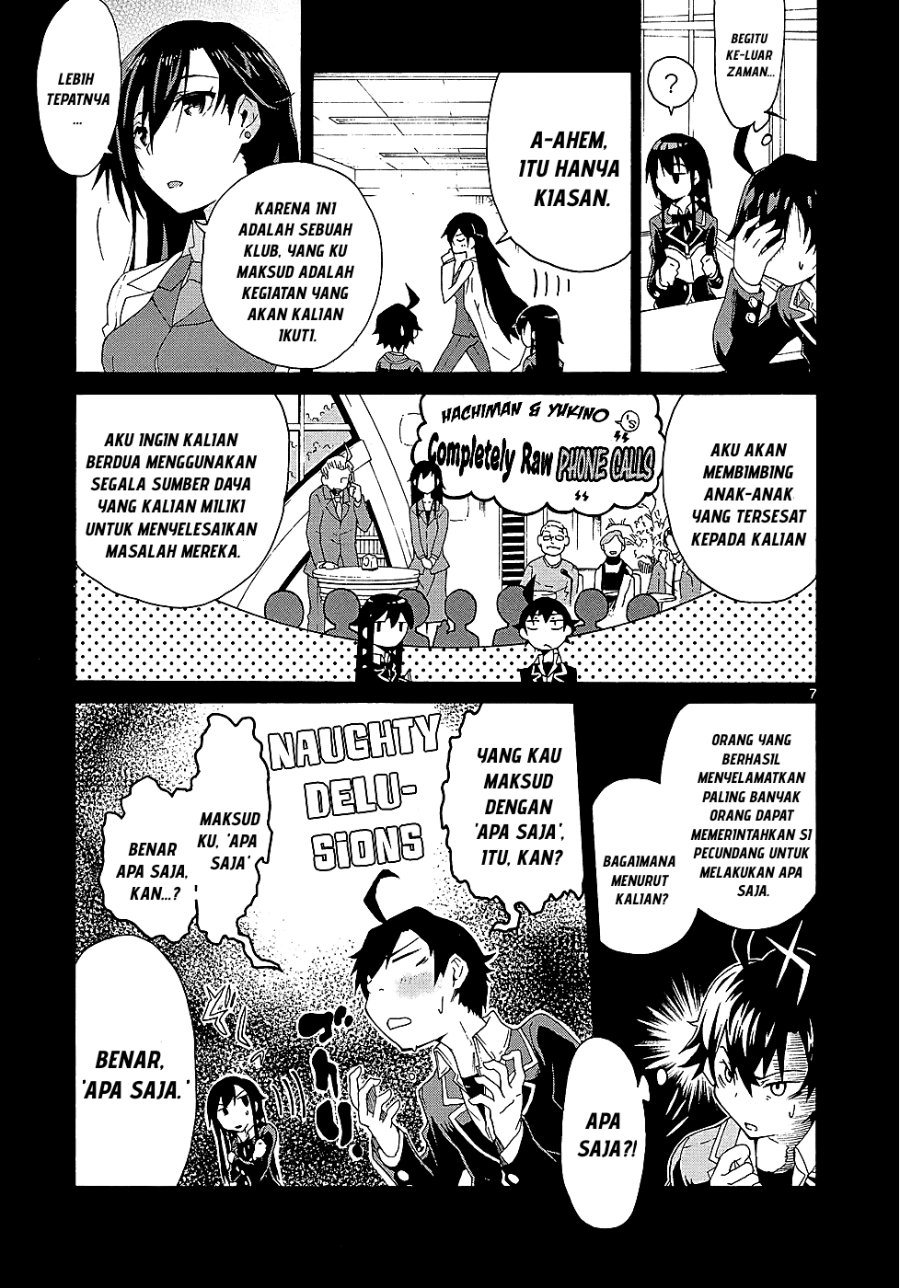 Baca Yahari Ore no Seishun Love Come wa Machigatteiru Chapter 2.1 Bahasa Indonesia page 18