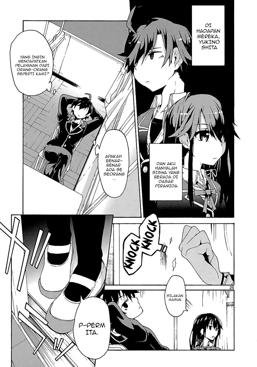 Baca Yahari Ore no Seishun Love Come wa Machigatteiru Chapter 2.2 Bahasa Indonesia page 30