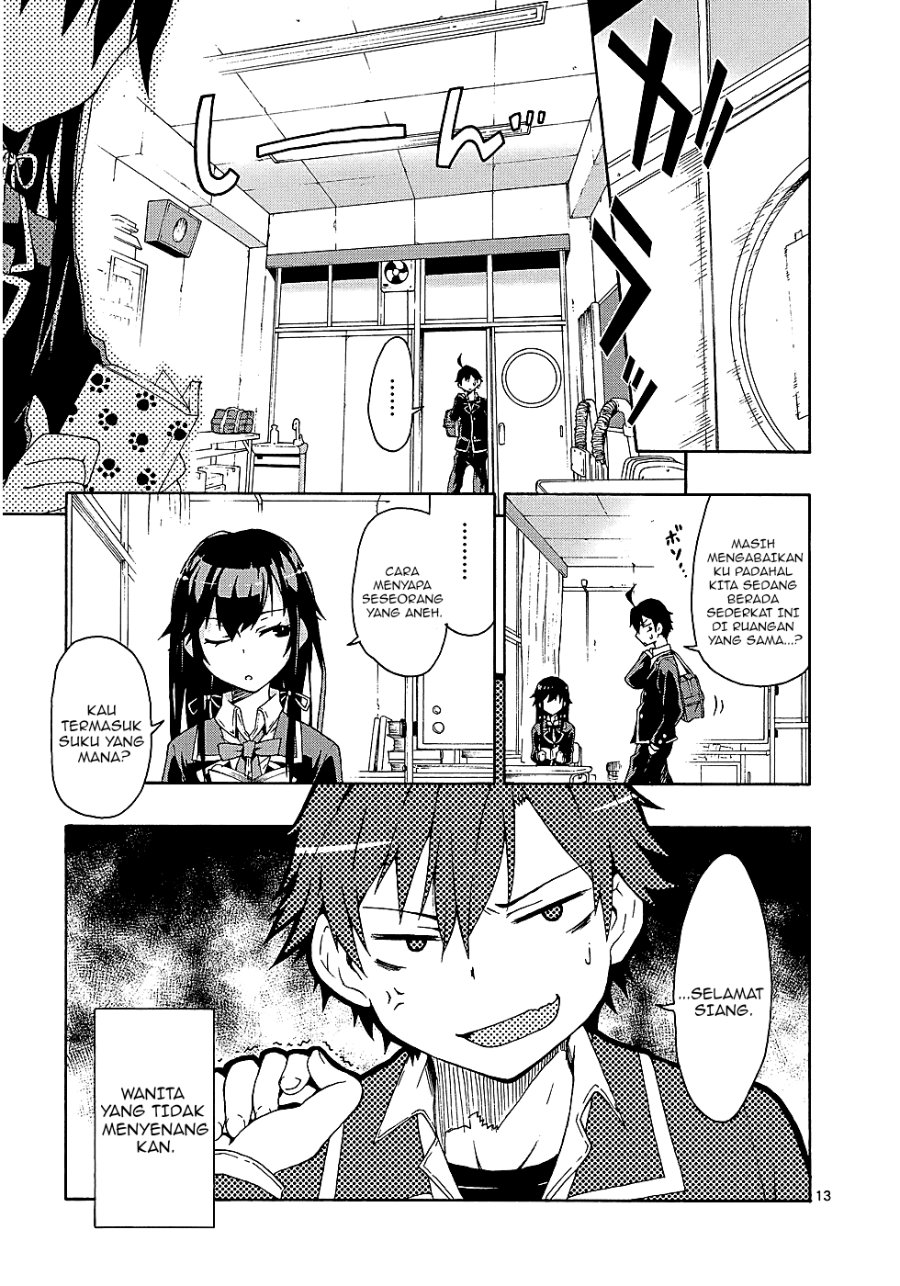 Baca Yahari Ore no Seishun Love Come wa Machigatteiru Chapter 2.2 Bahasa Indonesia page 8