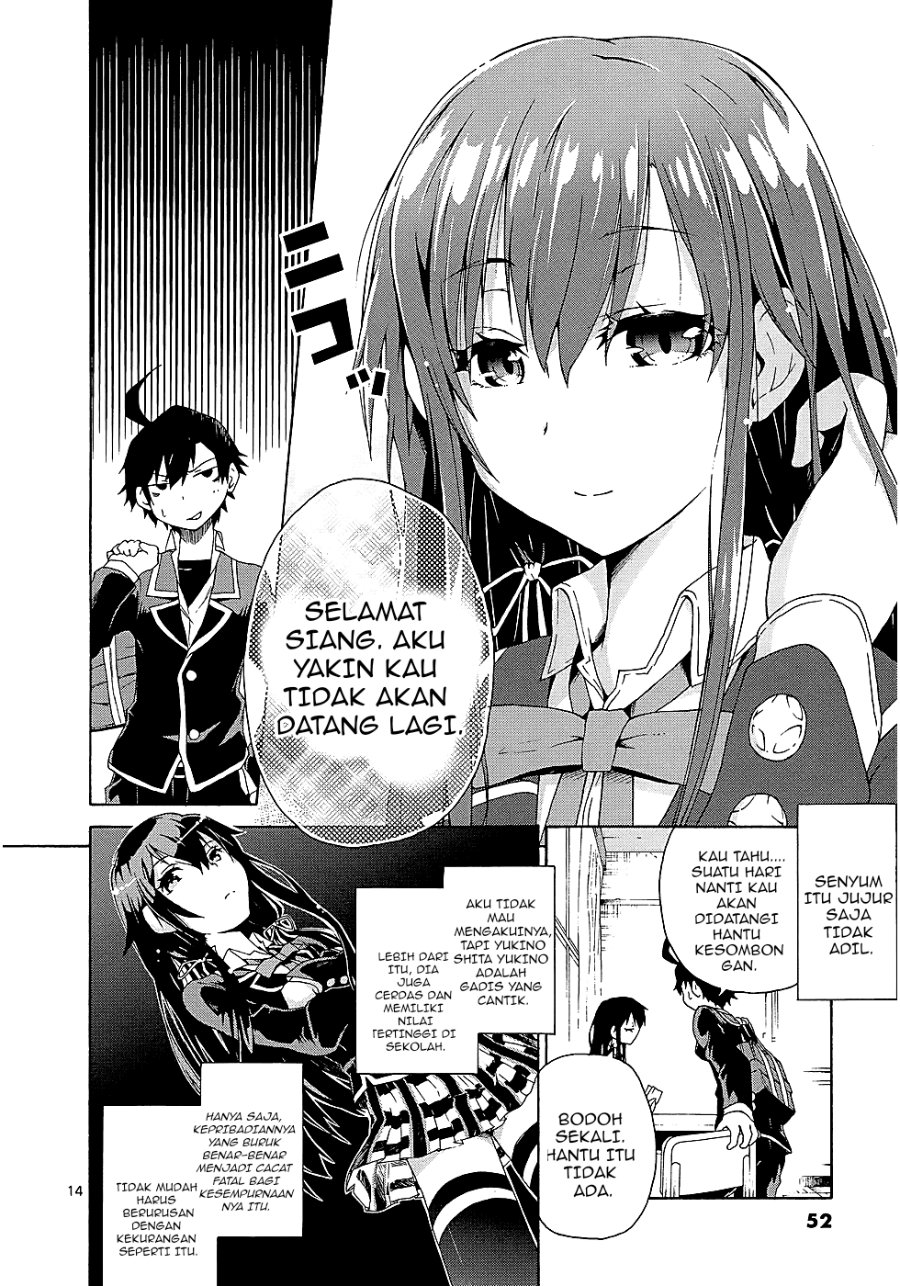 Baca Yahari Ore no Seishun Love Come wa Machigatteiru Chapter 2.2 Bahasa Indonesia page 10