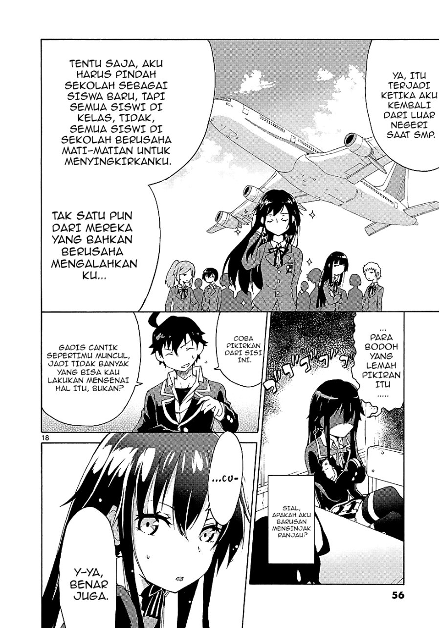 Baca Yahari Ore no Seishun Love Come wa Machigatteiru Chapter 2.2 Bahasa Indonesia page 16