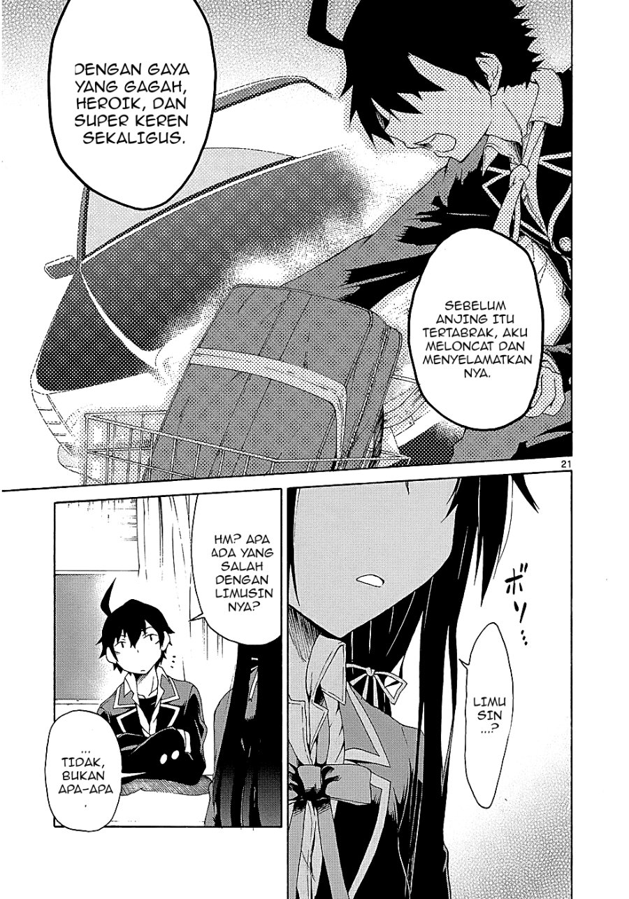 Baca Yahari Ore no Seishun Love Come wa Machigatteiru Chapter 2.2 Bahasa Indonesia page 22