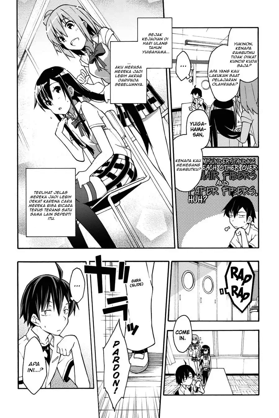 Yahari Ore no Seishun Love Come wa Machigatteiru Chapter 20 - Page 8