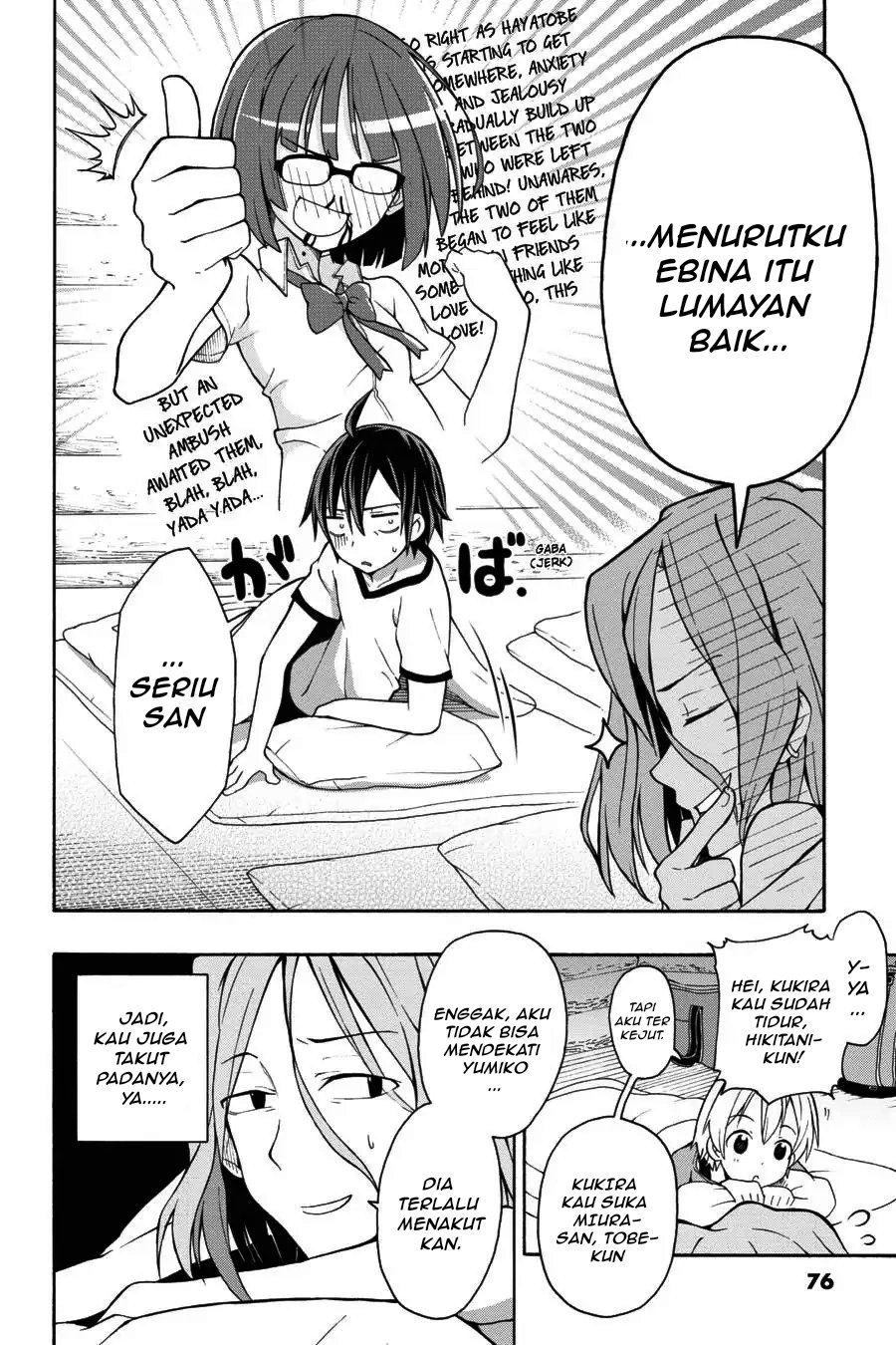Baca Yahari Ore no Seishun Love Come wa Machigatteiru Chapter 25 Bahasa Indonesia page 38
