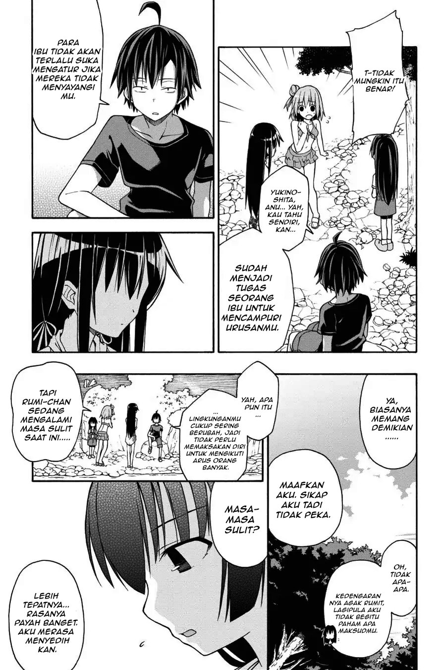 Baca Yahari Ore no Seishun Love Come wa Machigatteiru Chapter 26 Bahasa Indonesia page 56