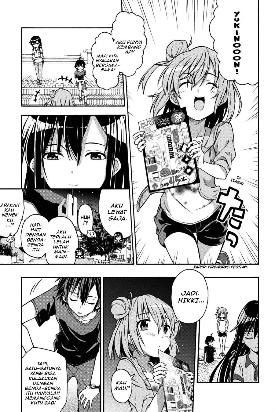Baca Yahari Ore no Seishun Love Come wa Machigatteiru Chapter 28 Bahasa Indonesia page 14