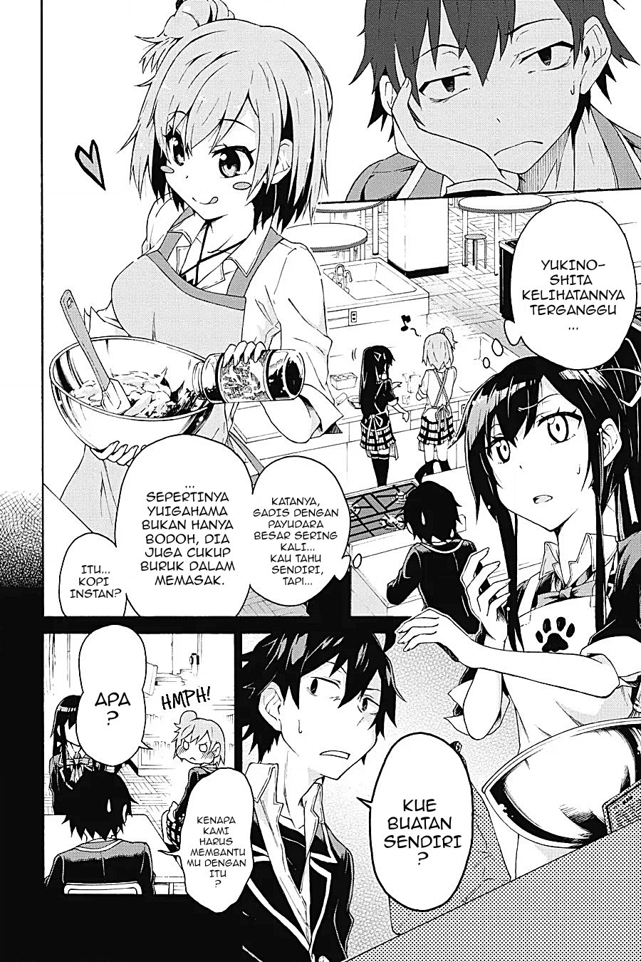 Baca Yahari Ore no Seishun Love Come wa Machigatteiru Chapter 3.1 Bahasa Indonesia page 24