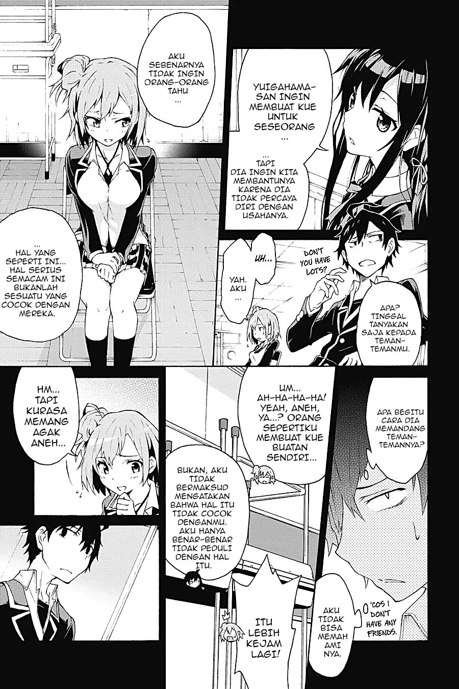Baca Yahari Ore no Seishun Love Come wa Machigatteiru Chapter 3.1 Bahasa Indonesia page 26