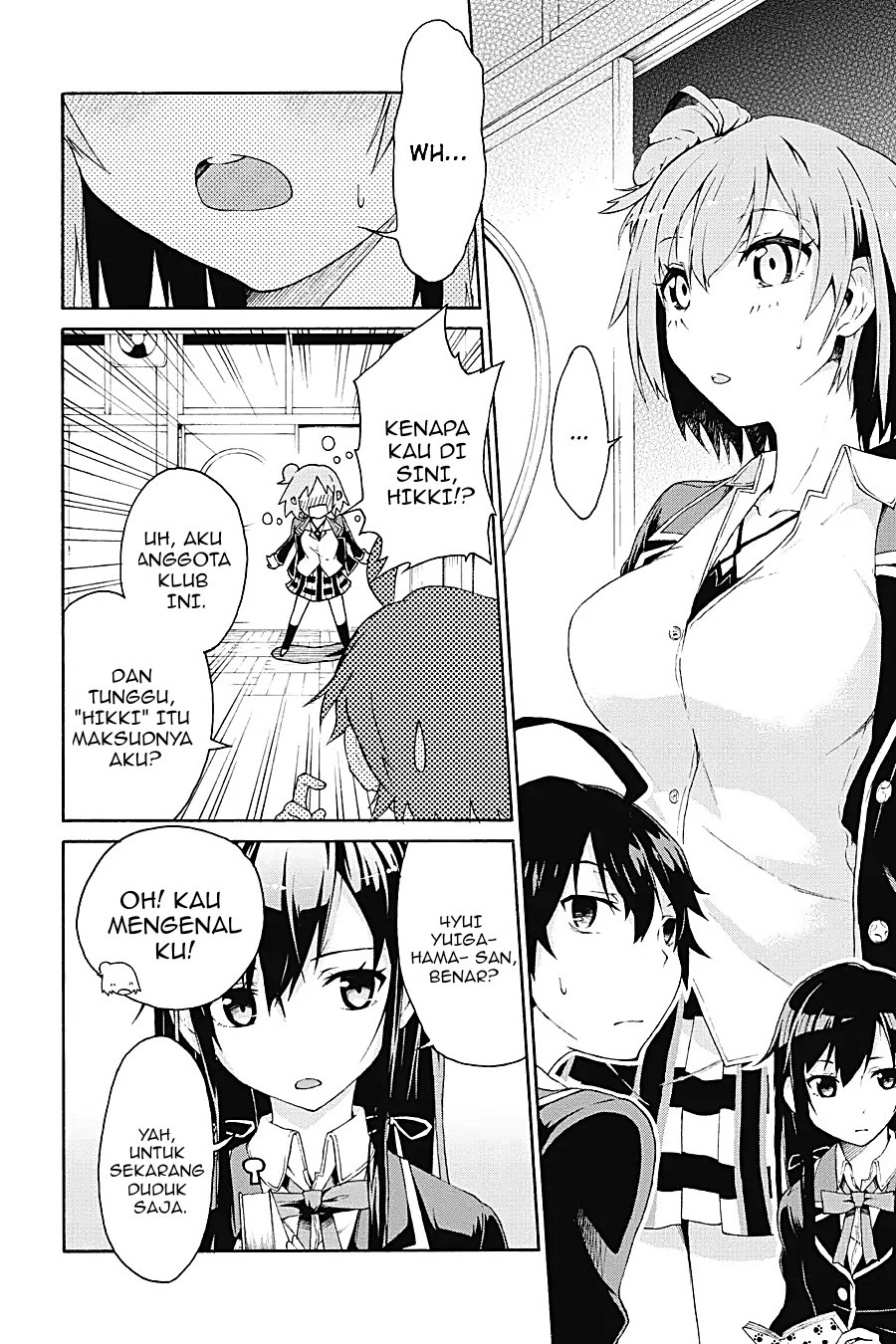 Baca Yahari Ore no Seishun Love Come wa Machigatteiru Chapter 3.1 Bahasa Indonesia page 12
