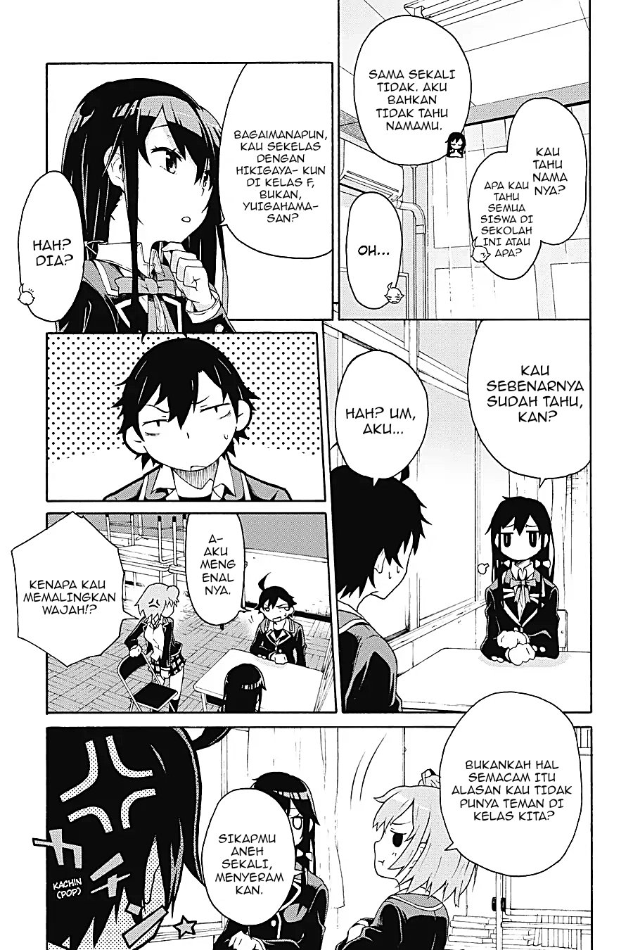 Baca Yahari Ore no Seishun Love Come wa Machigatteiru Chapter 3.1 Bahasa Indonesia page 14