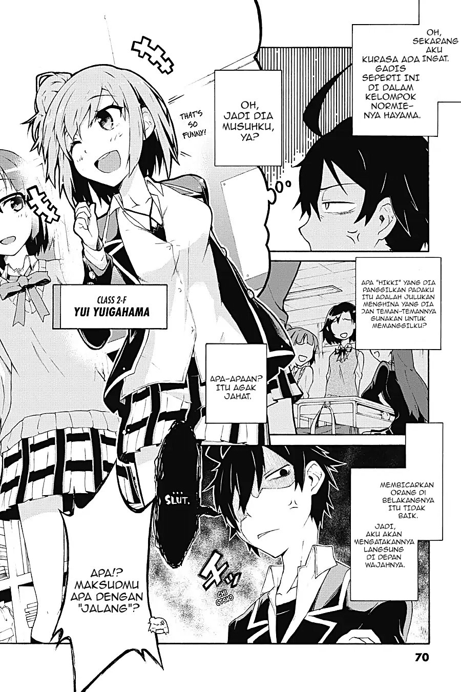 Baca Yahari Ore no Seishun Love Come wa Machigatteiru Chapter 3.1 Bahasa Indonesia page 16