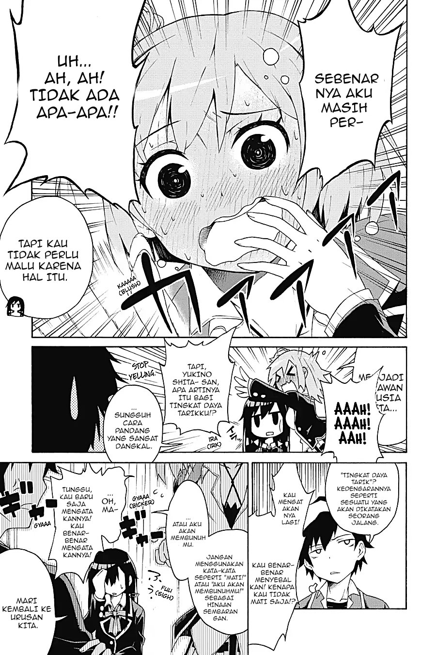 Baca Yahari Ore no Seishun Love Come wa Machigatteiru Chapter 3.1 Bahasa Indonesia page 18