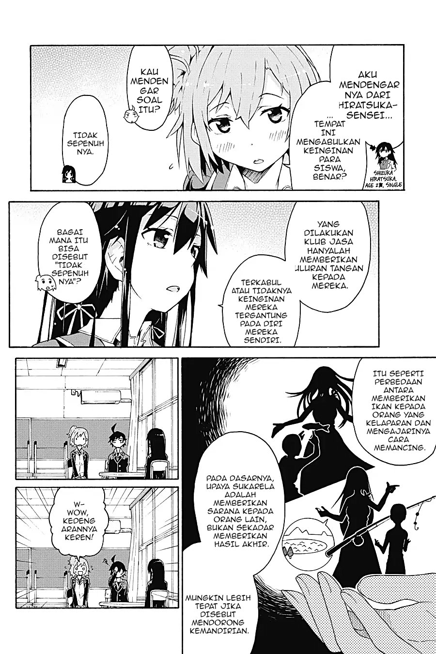 Baca Yahari Ore no Seishun Love Come wa Machigatteiru Chapter 3.1 Bahasa Indonesia page 20