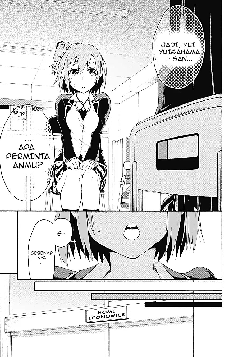 Baca Yahari Ore no Seishun Love Come wa Machigatteiru Chapter 3.1 Bahasa Indonesia page 22