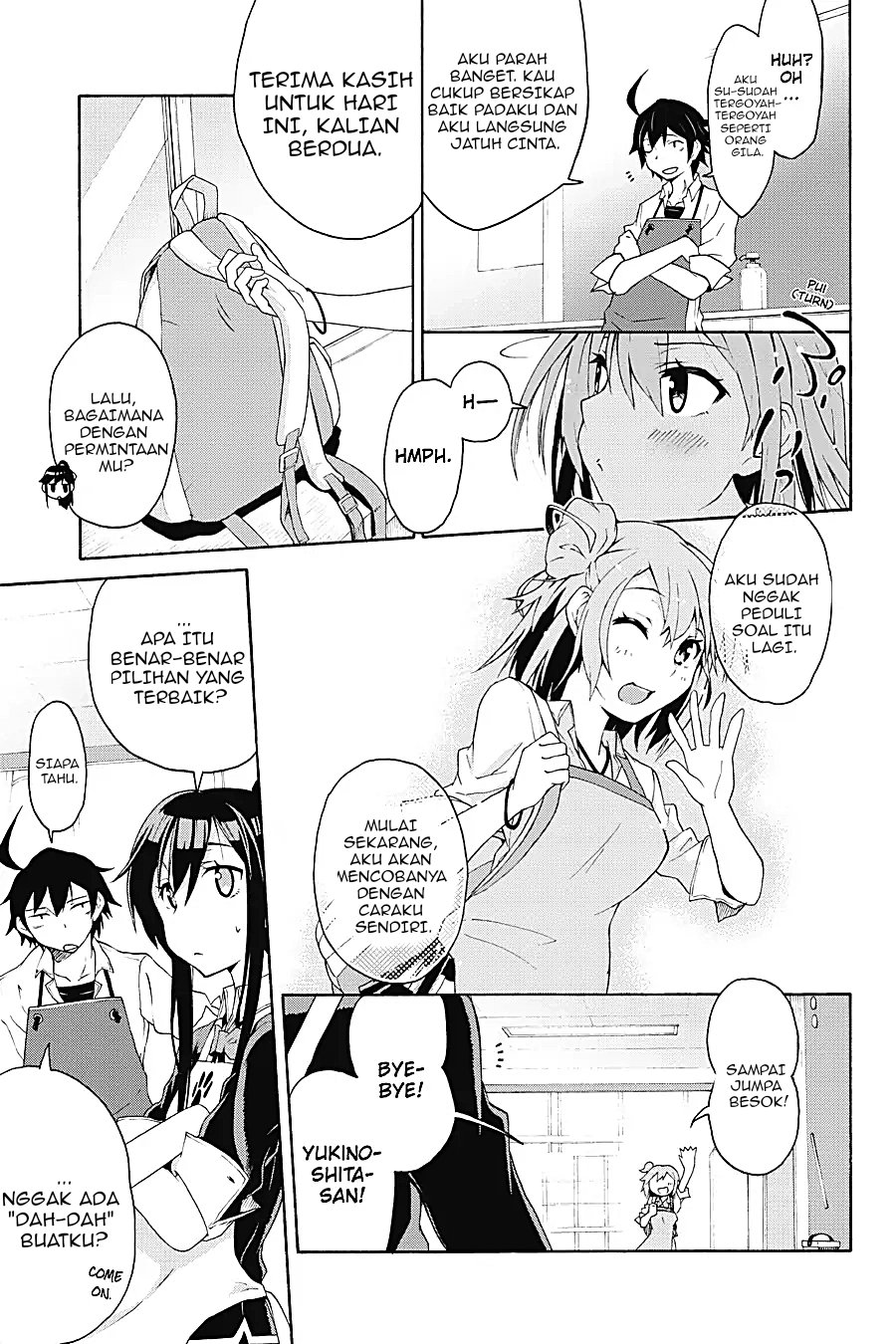 Yahari Ore no Seishun Love Come wa Machigatteiru Chapter 3.3 - Page 8