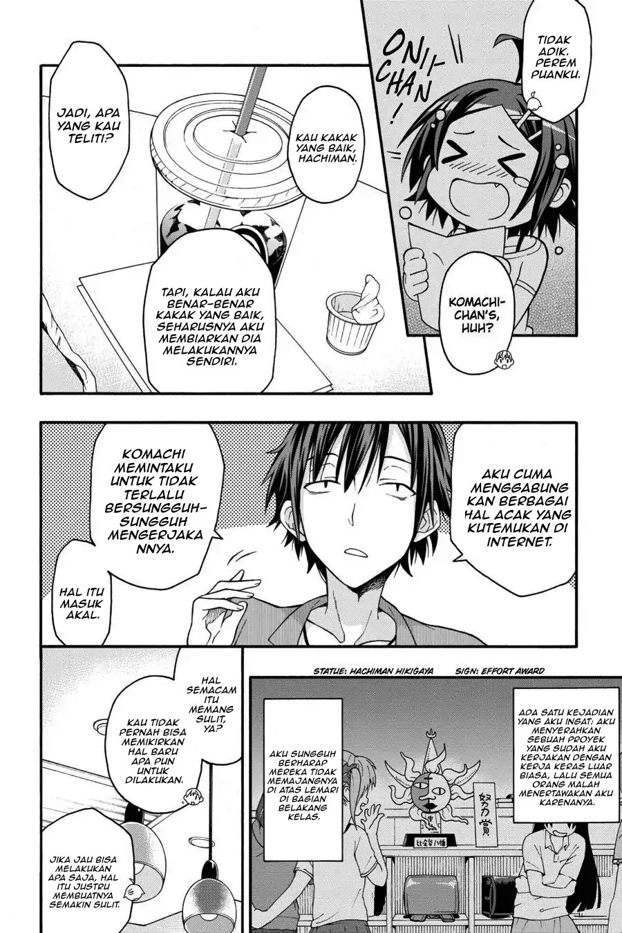 Baca Yahari Ore no Seishun Love Come wa Machigatteiru Chapter 30 Bahasa Indonesia page 46