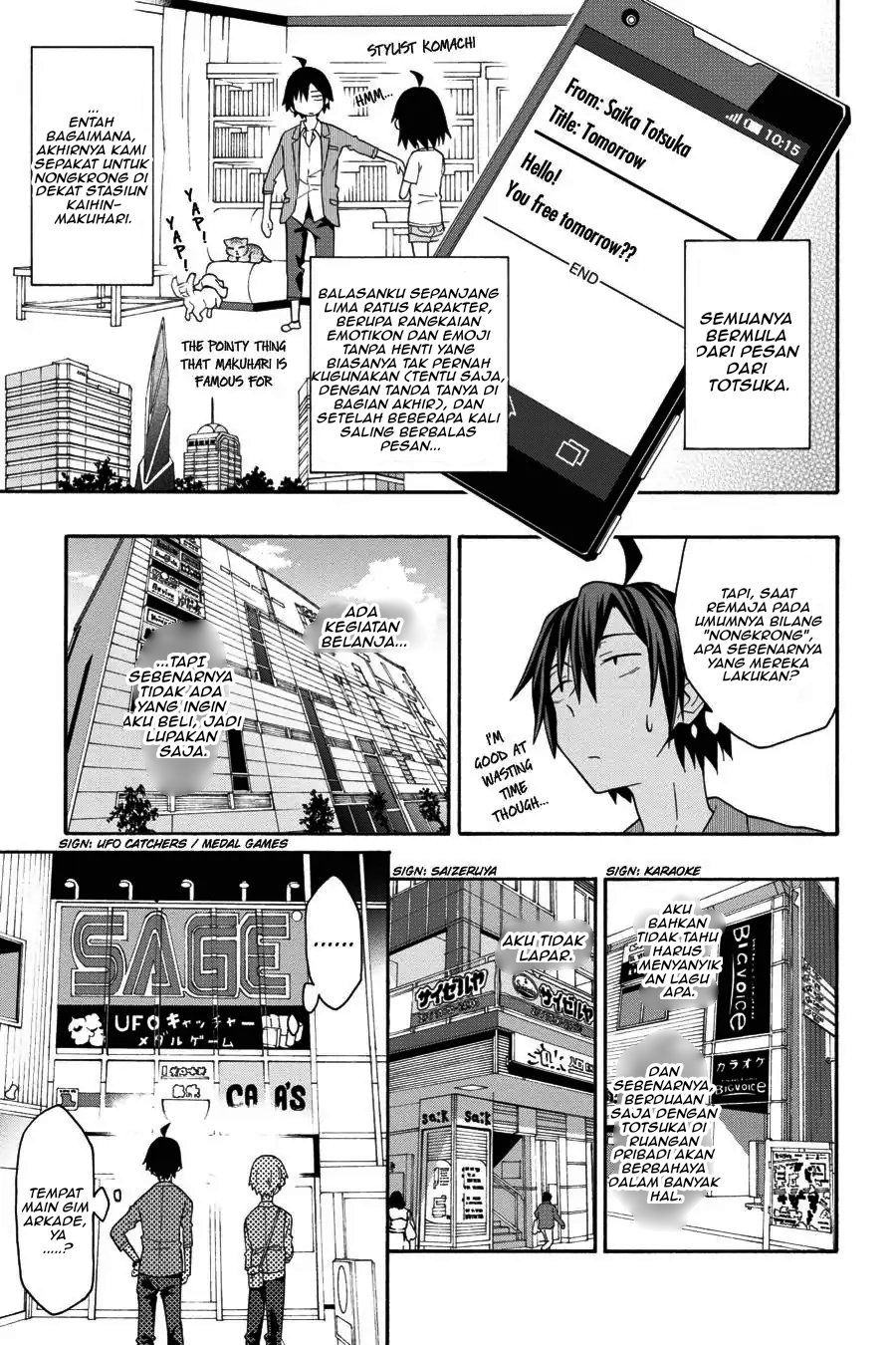 Baca Yahari Ore no Seishun Love Come wa Machigatteiru Chapter 30 Bahasa Indonesia page 14