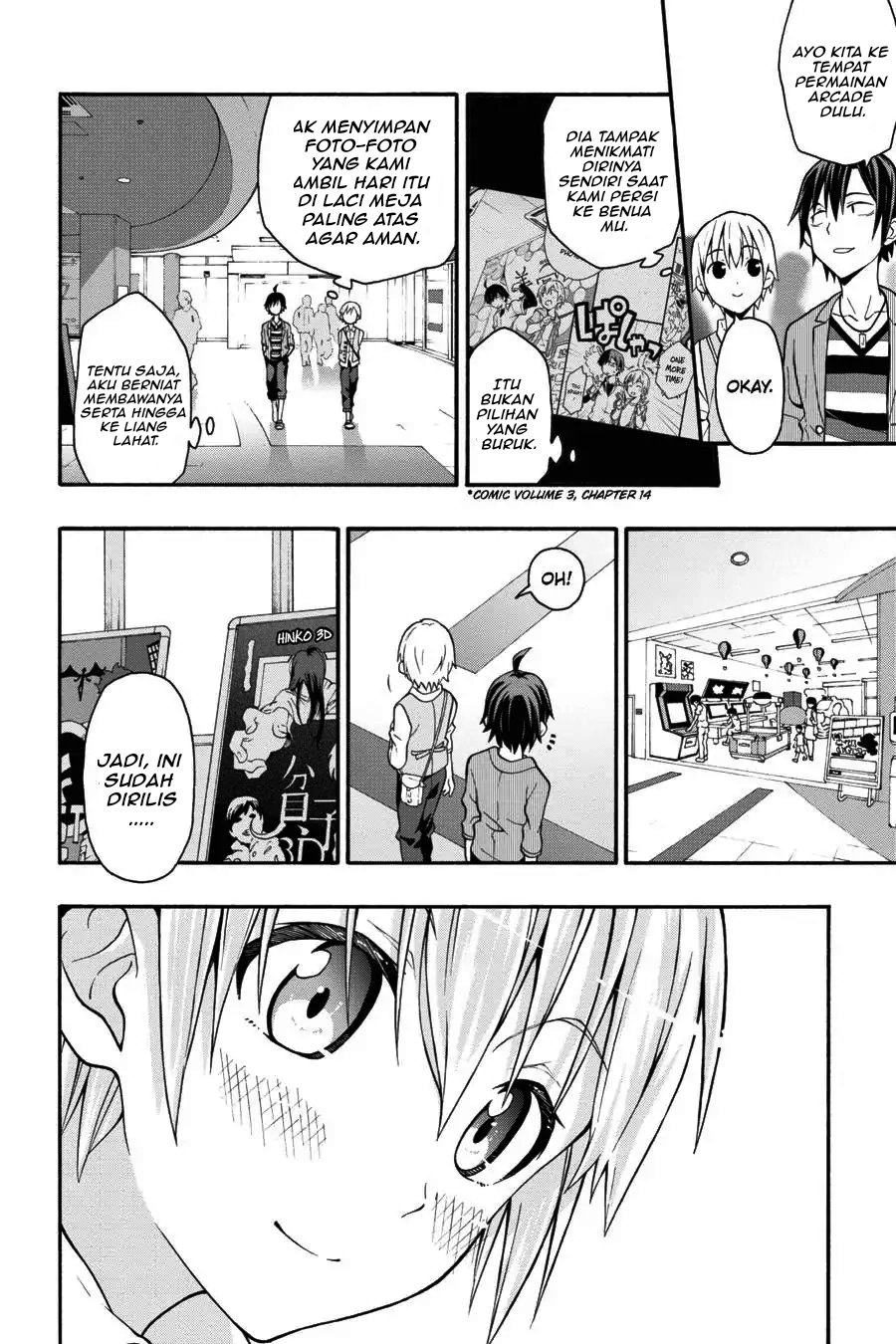 Baca Yahari Ore no Seishun Love Come wa Machigatteiru Chapter 30 Bahasa Indonesia page 16