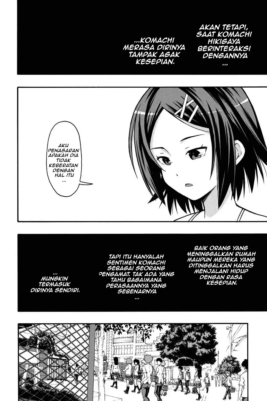 Baca Yahari Ore no Seishun Love Come wa Machigatteiru Chapter 34 Bahasa Indonesia page 22
