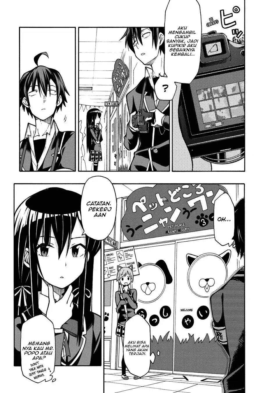Baca Yahari Ore no Seishun Love Come wa Machigatteiru Chapter 39 Bahasa Indonesia page 54