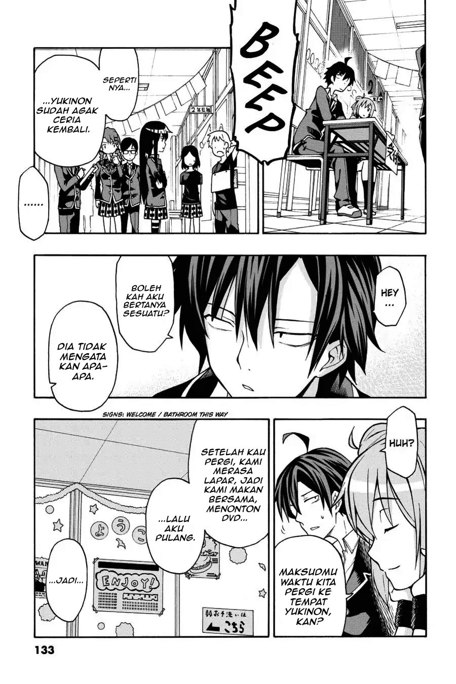 Baca Yahari Ore no Seishun Love Come wa Machigatteiru Chapter 39 Bahasa Indonesia page 22